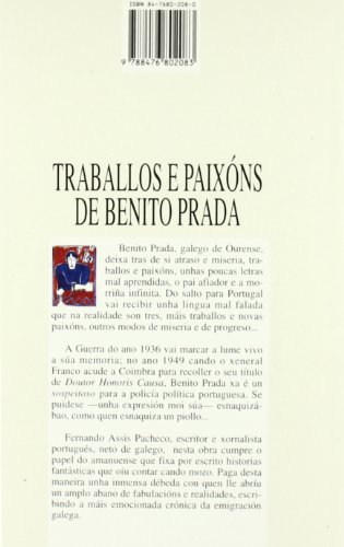 Beispielbild fr Traballos e paixns de Benito Prada : galego da provincia de Ourense que veu a Portugal gaar a vida zum Verkauf von medimops