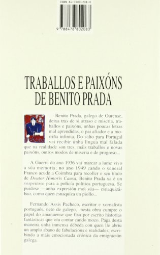 Imagen de archivo de Traballos e paixns de Benito Prada : galego da provincia de Ourense que veu a Portugal gaar a vida a la venta por medimops