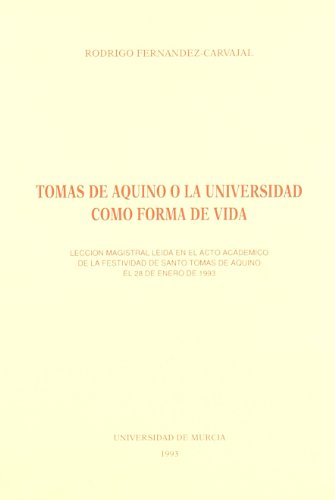 Imagen de archivo de El pensamiento de santo Toms de Aquino sobre relaciones entre la iglesia y la comunidad poltica (leccin magistral leda en el acto acadmico de la festividad de santo Toms de Aquino el 29 enero de 1995). a la venta por Antiquariaat Schot