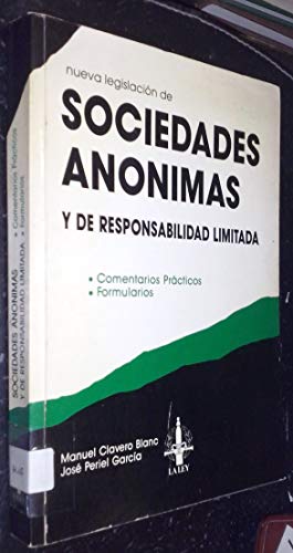 9788476950579: Nueva legislacin de sociedades annimas