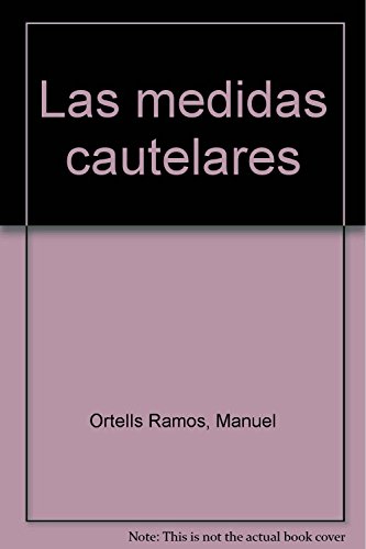 Imagen de archivo de Medidas cautelares,las. a la venta por Iridium_Books