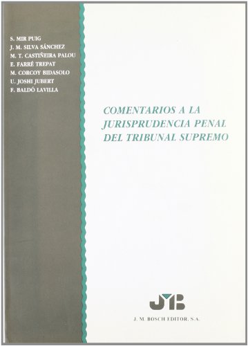Stock image for Comentarios a la Jurisprudencia PenalMir Puig, Santiago / Silva Snch for sale by Iridium_Books