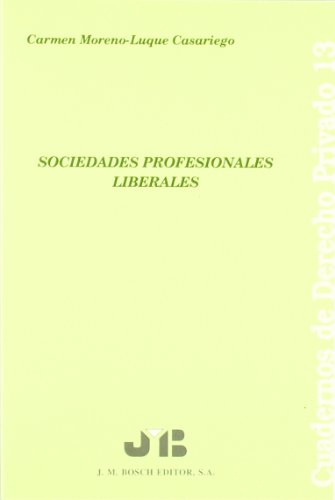 Beispielbild fr Sociedades profesionales liberales zum Verkauf von AG Library