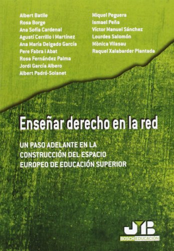 9788476987650: ENSE?AR DERECHO EN LA RED (Spanish Edition)