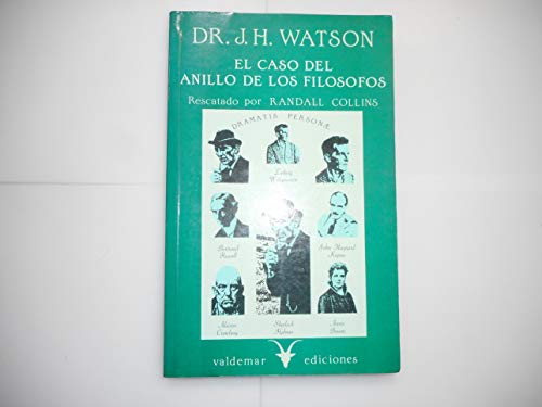 9788477020103: El caso del anillo de los filsofos del Dr. J. H. Watson.