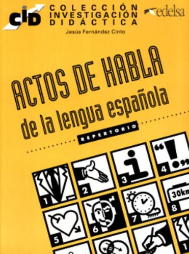Beispielbild fr Actos de habla de la lengua espanola livre zum Verkauf von Ammareal