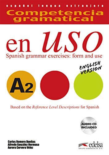 9788477112044: Competencia gramatical En Uso: Libro + CD - English version A2