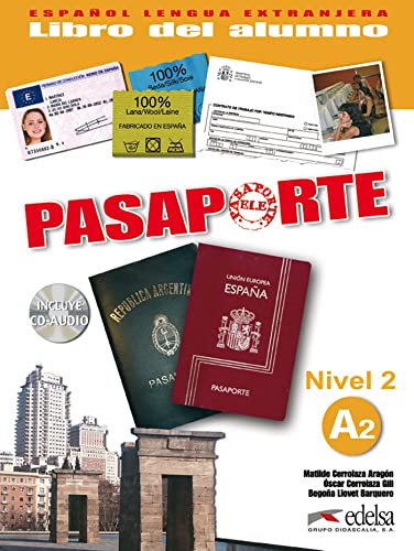 Imagen de archivo de pasaporte nivel 2 a2 libro del alumno Ed. 2008 a la venta por LibreriaElcosteo