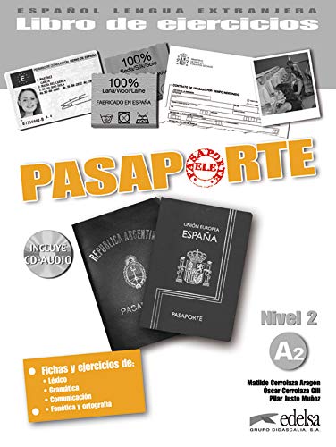 Stock image for PASAPORTE 2 (A2) - LIBRO DE EJERCICIOS + CD AUDIO for sale by KALAMO LIBROS, S.L.