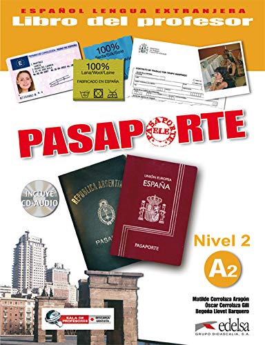 Stock image for PASAPORTE 2 (A2) - LIBRO DEL PROFESOR + CD AUDIO for sale by KALAMO LIBROS, S.L.