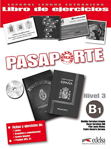 Stock image for PASAPORTE 3 (B1) - LIBRO DE EJERCICIOS + CD AUDIO for sale by KALAMO LIBROS, S.L.