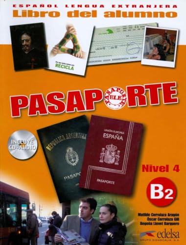 Stock image for Pasaporte 4 (B2) - libro del alumno + CD audio for sale by Books Unplugged