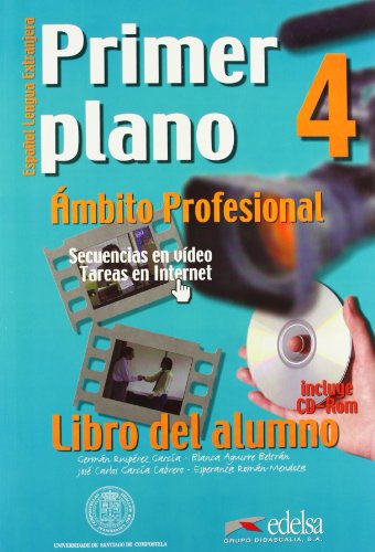 9788477114604: Primer plano 4: Libro del alumno + CD-Rom 4: Vol. 4