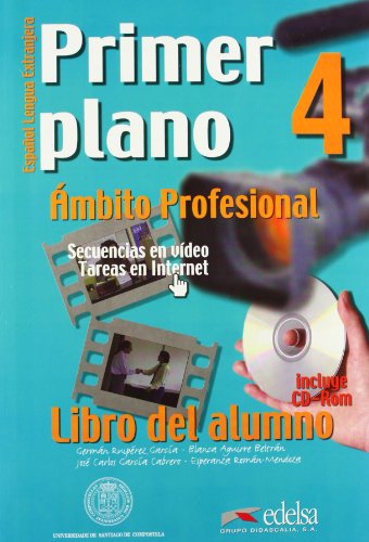 Imagen de archivo de Primer plano 4 Libro del. Alumno +CD Rom (Spanish Edition) a la venta por Better World Books