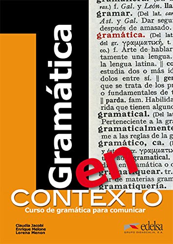 Beispielbild fr Gramática en contexto (Spanish Edition) zum Verkauf von BooksRun