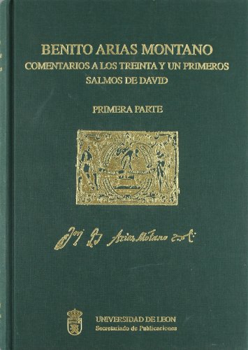 Imagen de archivo de COMENTARIOS A LOS TREINTA Y UN PRIMEROS SALMOS DE DAVID, 1. ESTUDIO INTRODUCTORIO, EDICION CRITICA VERSION ESPAOLA Y N a la venta por Prtico [Portico]