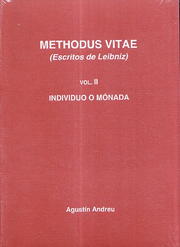 Stock image for METHODUS VITAE (ESCRITOS DE LEIBNIZ). VOL. II. IND for sale by Iridium_Books