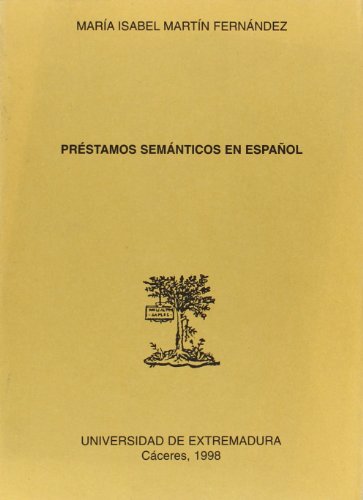 Imagen de archivo de PRESTAMOS SEMANTICOS EN ESPAOL a la venta por Hiperbook Espaa