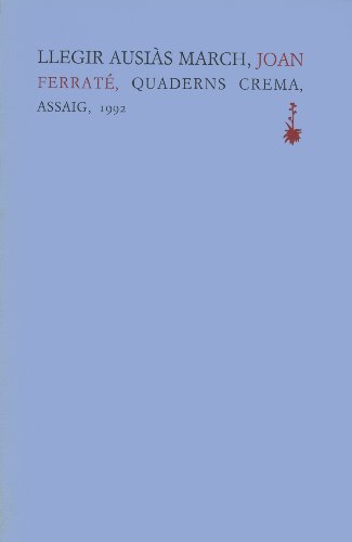 Imagen de archivo de LLEGIR AUSIS MARCH (ASSAIG, 1992) a la venta por KALAMO LIBROS, S.L.