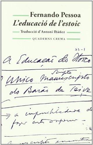 Imagen de archivo de EDUCACIO DE L'ESTOIC BM-131 a la venta por Siglo Actual libros