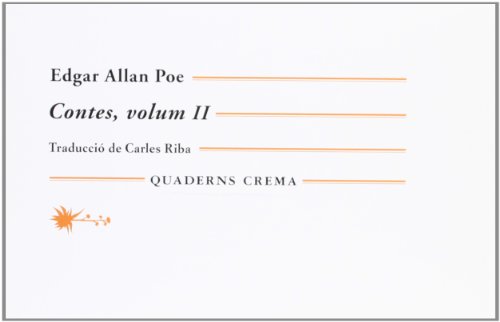 Imagen de archivo de CONTES II EDGAR ALLAN POE QUADERNS-8 a la venta por Siglo Actual libros