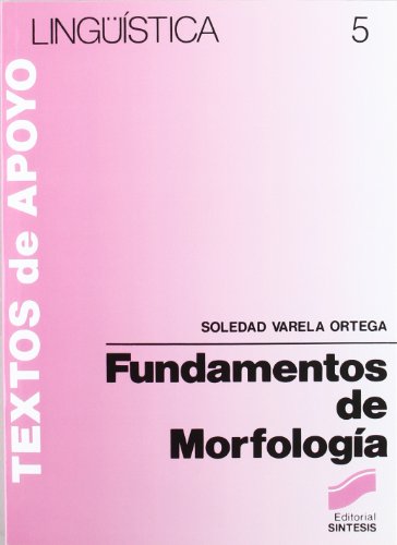 Stock image for Fundamentos de morfolog?a for sale by SecondSale