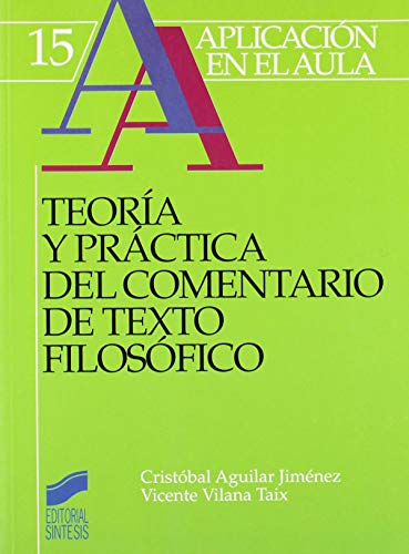 Imagen de archivo de Teora y prctica del comentario de tAguilar Jimnez, Cristbal / Vil a la venta por Iridium_Books