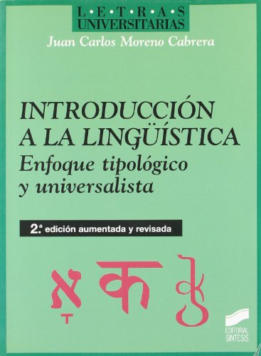 Stock image for Introducci n a la lingüistica: enfoque tipol gico y universalista for sale by HPB-Ruby