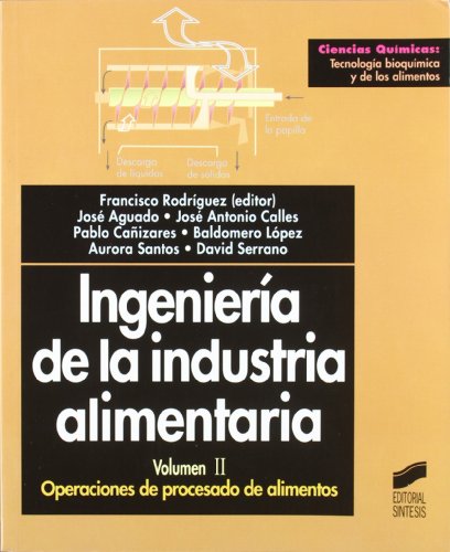 9788477389385: Operaciones de procesado de alimentos (Spanish Edition)