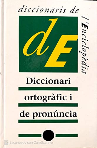 Beispielbild fr Diccionari ortogra?fic i de pronu?ncia (Diccionaris complementaris) (Catalan Edition) zum Verkauf von Iridium_Books