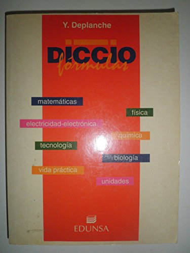 Imagen de archivo de Diccio Formulas (Spanish Edition) a la venta por Iridium_Books