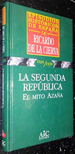 9788477542421: Segunda republica, la. el mito azaa. 25 episodios historicos de Espaa