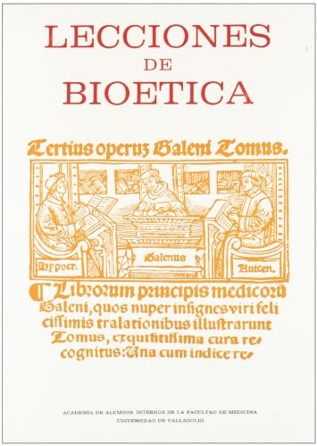 Imagen de archivo de LECCIONES DE BIOETICA. MEMORIA DEL I CURSO DE DEONTOLOGA MDICA a la venta por Ammareal