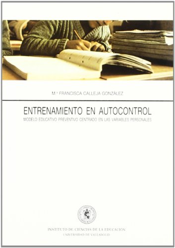 Stock image for Entrenamiento en autocontrol for sale by AG Library