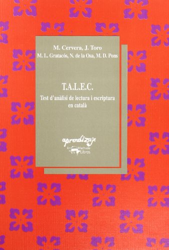 Imagen de archivo de T.A.L.E.C., test d'anlisi de lectura i escriptura en catal a la venta por AG Library
