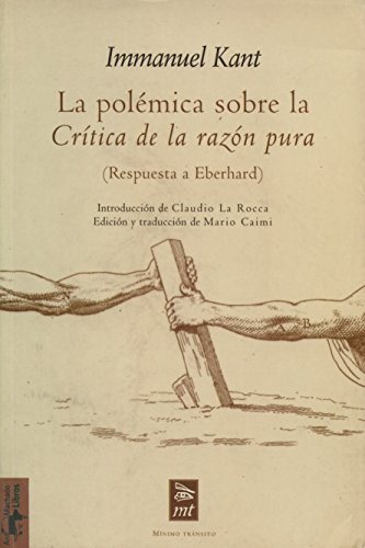 9788477747581: La polmica sobre la "Crtica de la razn pura" : (respuesta a Eberhard): 6