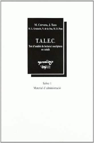 Imagen de archivo de T.A.L.E.C.-MATERIAL SOBRE-1 a la venta por AG Library