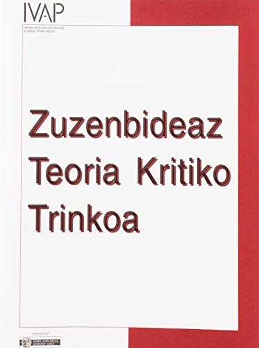 Beispielbild fr Zuzenbideaz: teoria kritiko trinkoa zum Verkauf von AG Library