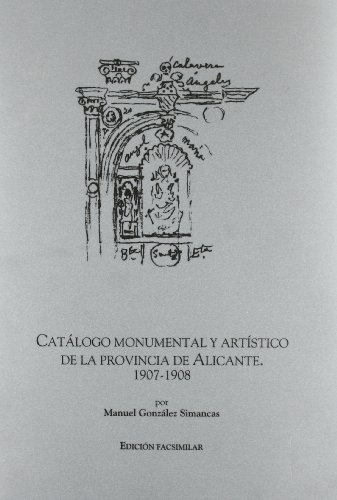 CAT.MONUMENTAL Y ARTISTICO PROV.ALICANTE
