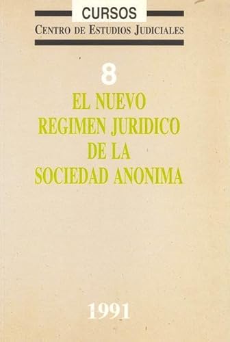 Imagen de archivo de El nuevo rgimen jurdico de la sociedad annima a la venta por Librera Prez Galds