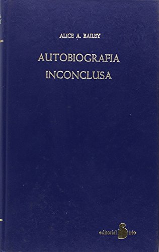 Imagen de archivo de AUTOBIOGRAFA INCONCLUSA a la venta por Librera Rola Libros