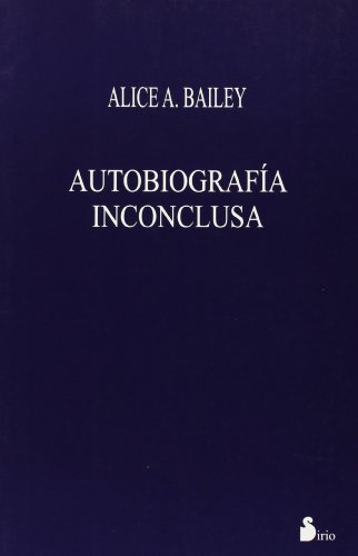 Imagen de archivo de Autobiografa inconclusa a la venta por AG Library