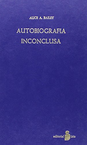 Imagen de archivo de Autobiografia inconclusa -tela a la venta por Iridium_Books