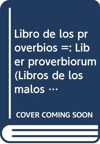 Imagen de archivo de El libro de los proverbios a la venta por LibroUsado | TikBooks