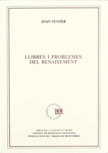 Imagen de archivo de Llibres i problemes del Renaixement a la venta por Agapea Libros
