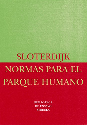 9788478445356: Normas para el parque humano: Una respuesta a la Carta sobre el humanismo de Heidegger (Biblioteca de Ensayo / Serie menor)