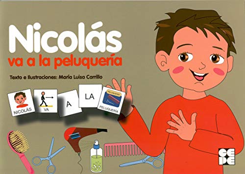 Stock image for Pictogramas: Nicols va a la peluquerCarrillo Rojo, Mara Luisa for sale by Iridium_Books