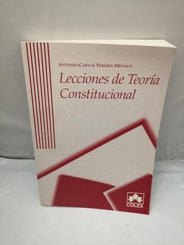 Imagen de archivo de Lecciones de Teora Constitucional (Tercera edicin) a la venta por Libros Angulo