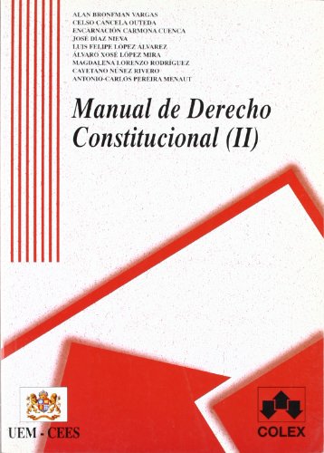 Imagen de archivo de Manual de derecho constitucional ii (Spanish Edition) a la venta por ThriftBooks-Atlanta