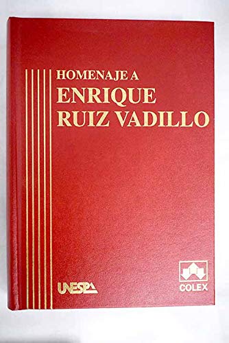 Imagen de archivo de Homenaje a Enrique Ruiz Vadillo a la venta por Librera Prez Galds